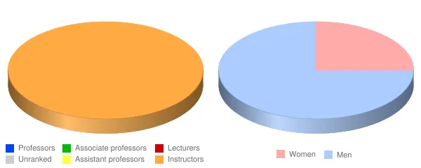 Lionel University Faculty Demographics Chart