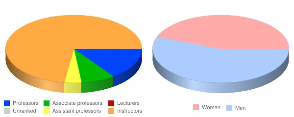 Iowa Central Community College Faculty Demographics Chart