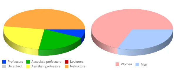 James A. Rhodes State College Faculty Demographics Chart