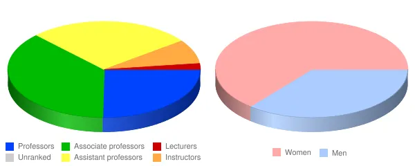 Keuka College Faculty Demographics Chart