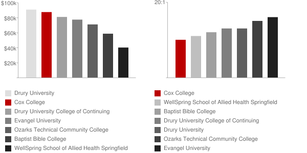 Cox College Faculty Compensation and Workload Chart
