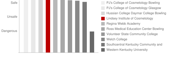 Lindsey Institute of Cosmetology Safety Chart