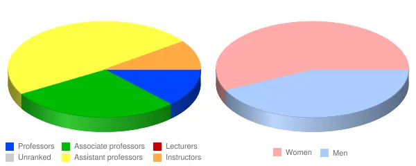 Lindsey Wilson College Faculty Demographics Chart