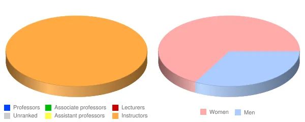 Long Island Business Institute Faculty Demographics Chart