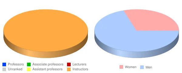 Los Angeles Film School Faculty Demographics Chart