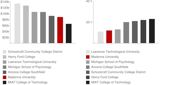 Madonna University Faculty Compensation and Workload Chart