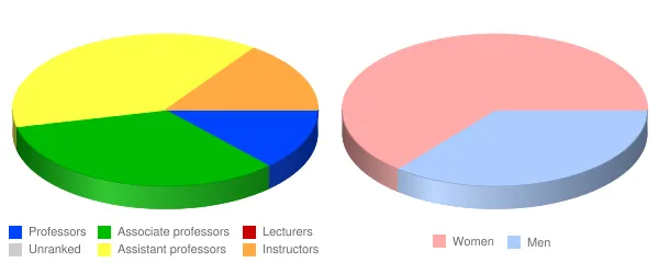 Marywood University Faculty Demographics Chart