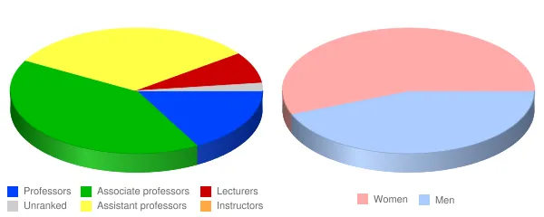 Merrimack College Faculty Demographics Chart