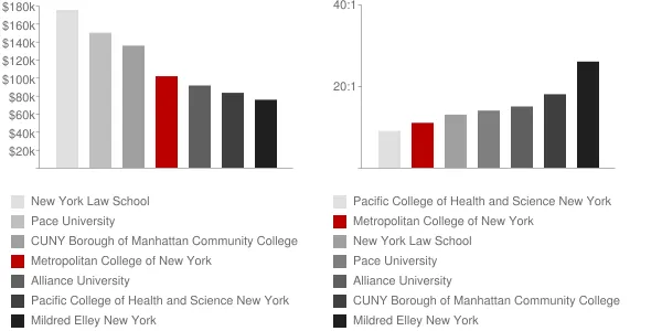 Metropolitan College of New York Faculty Compensation and Workload Chart