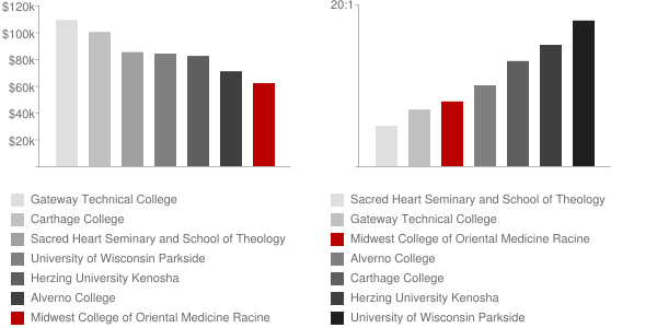 Midwest College of Oriental Medicine Racine Faculty Compensation and Workload Chart