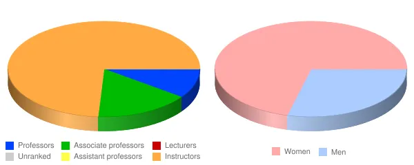 Dakota College at Bottineau Faculty Demographics Chart