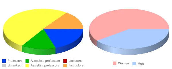 Minot State University Faculty Demographics Chart