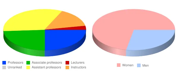 Mount Saint Mary's University Faculty Demographics Chart