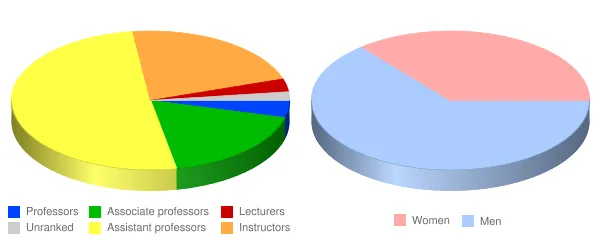 Navajo Technical University Faculty Demographics Chart