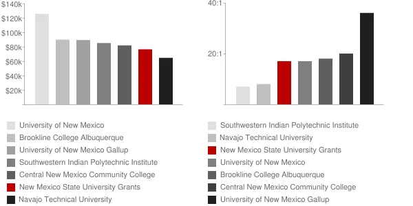New Mexico State University Grants Faculty Compensation and Workload Chart