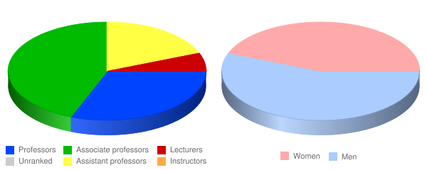 Newschool of Architecture and Design Faculty Demographics Chart