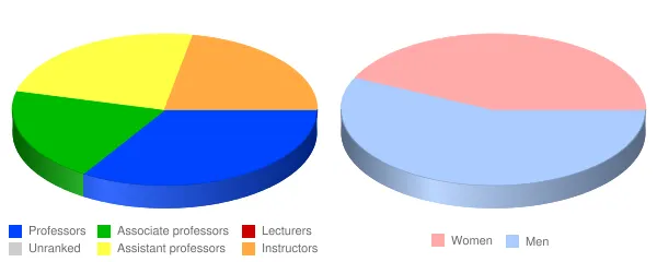North Greenville University Faculty Demographics Chart