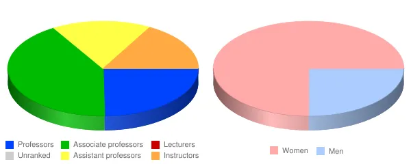 Northwestern College Oak Lawn Faculty Demographics Chart