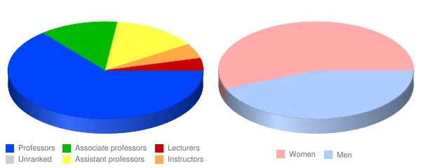 Norwalk Community College Faculty Demographics Chart