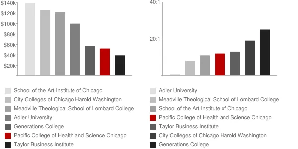 Pacific College of Health and Science Chicago Faculty Compensation and Workload Chart