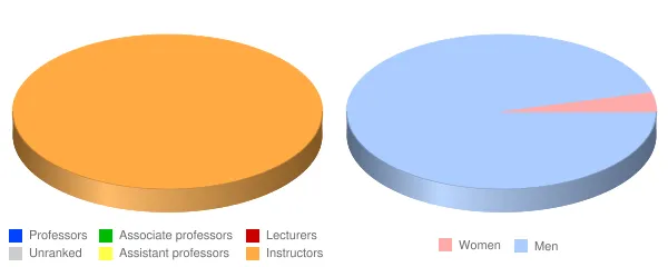 Spartan College of Aeronautics & Technology Faculty Demographics Chart