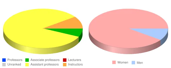 Lawrence Memorial Hospital School of Nursing Faculty Demographics Chart