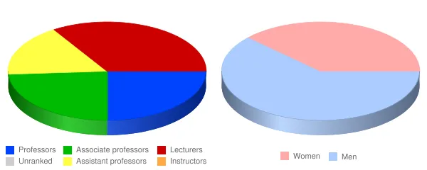 Rochester Institute of Technology Faculty Demographics Chart
