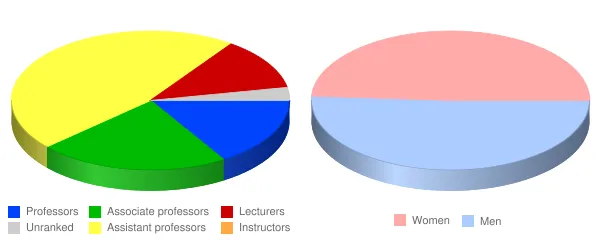 St Bonaventure University Faculty Demographics Chart