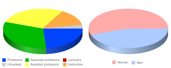 Saint Francis University Faculty Demographics Chart