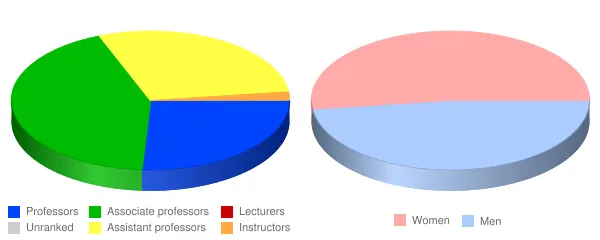 Saint Mary's University of Minnesota Faculty Demographics Chart