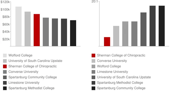 Sherman College of Chiropractic Faculty Compensation and Workload Chart
