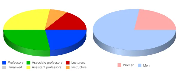 South Dakota School of Mines and Technology Faculty Demographics Chart