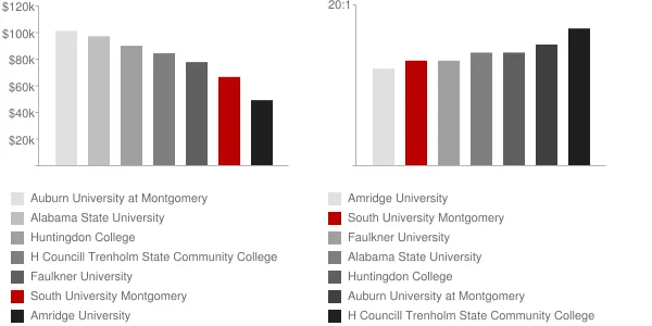 South University Montgomery Faculty Compensation and Workload Chart