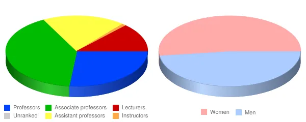 SUNY Buffalo State University Faculty Demographics Chart