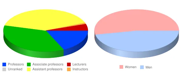 SUNY at Purchase College Faculty Demographics Chart