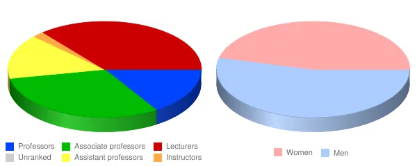 SUNY College of Technology at Canton Faculty Demographics Chart