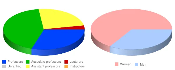 Empire State University Faculty Demographics Chart