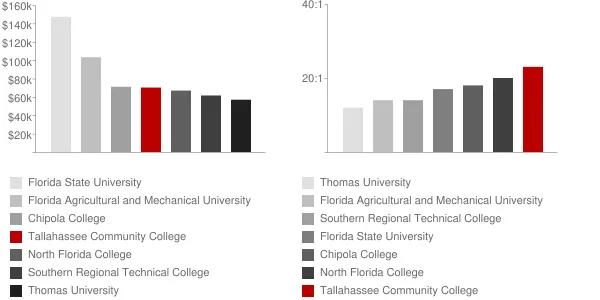 Tallahassee Community College Faculty Compensation and Workload Chart