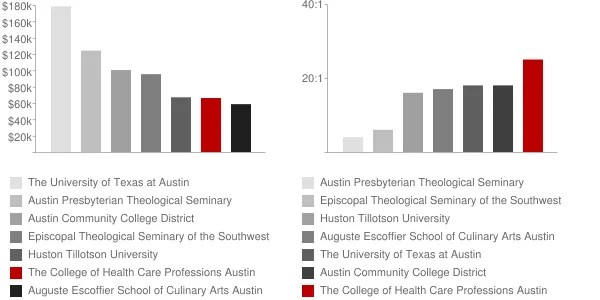 The College of Health Care Professions Austin Faculty Compensation and Workload Chart