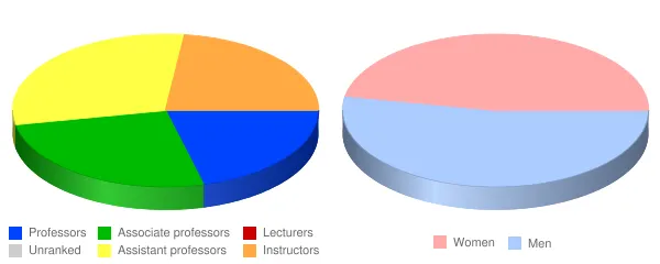 The University of Alabama Faculty Demographics Chart