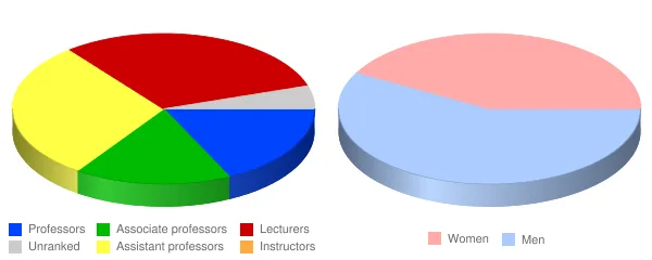 The University of Texas Permian Basin Faculty Demographics Chart