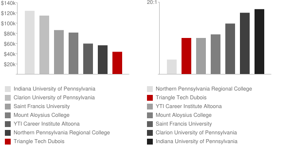 Triangle Tech Dubois Faculty Compensation and Workload Chart