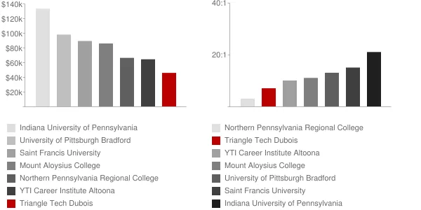 Triangle Tech Dubois Faculty Compensation and Workload Chart