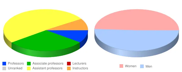 University of Bridgeport Faculty Demographics Chart