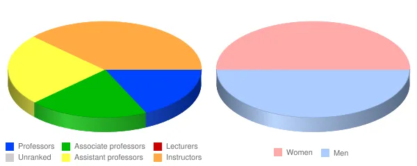 University of Colorado Colorado Springs Faculty Demographics Chart