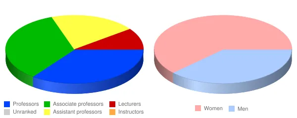 University of Maine at Farmington Faculty Demographics Chart