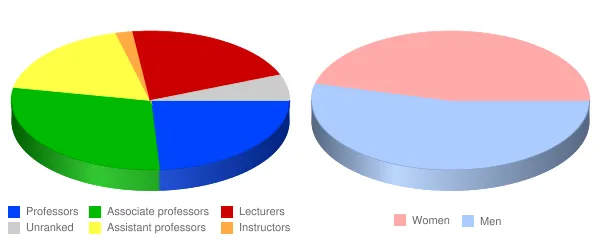 University of Massachusetts Lowell Faculty Demographics Chart