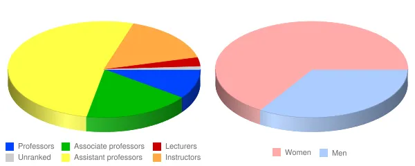 University of Saint Francis Fort Wayne Faculty Demographics Chart