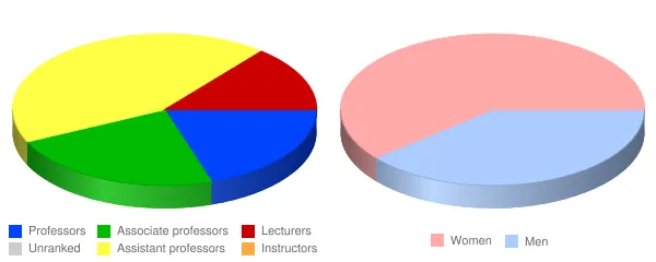 Upper Iowa University Faculty Demographics Chart