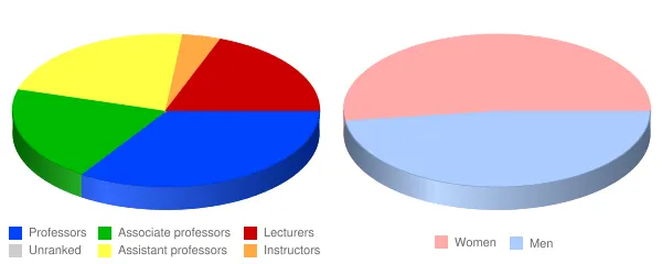 Valdosta State University Faculty Demographics Chart